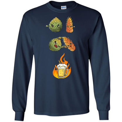 Beer Lover T-shirt Beer Fusion Navy