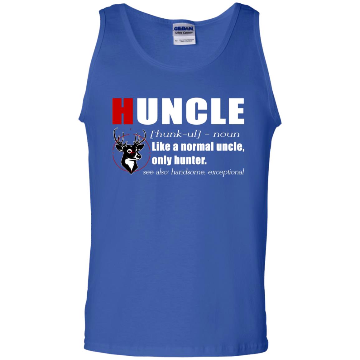 Huncle Definition Like A Normal Uncle Only Hunter Hunting Uncle Gift Shirt For Mens Royal