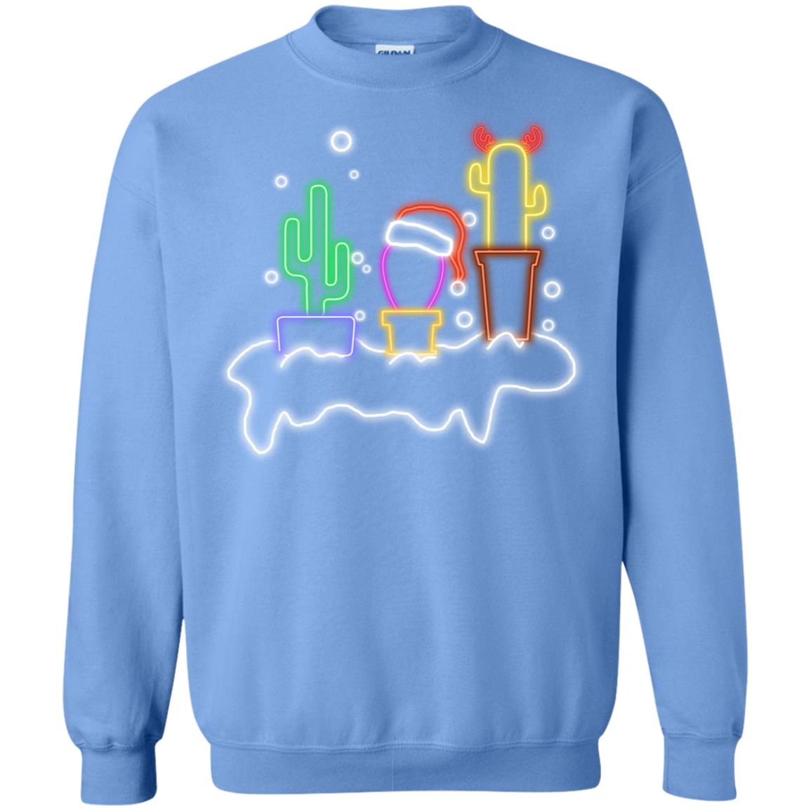 Cactus Merry X-mas Gift Shirt Carolina Blue