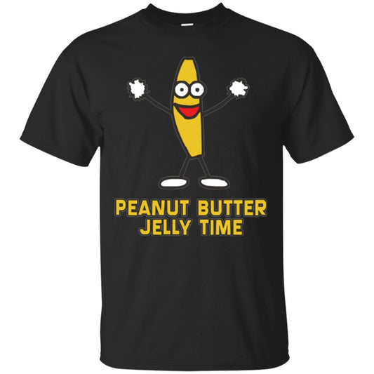 Peanut Butter Jelly Time T-shirt Black