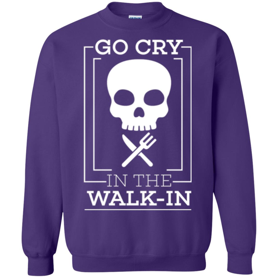 Chef T-shirt Go Cry In The Walk In Purple