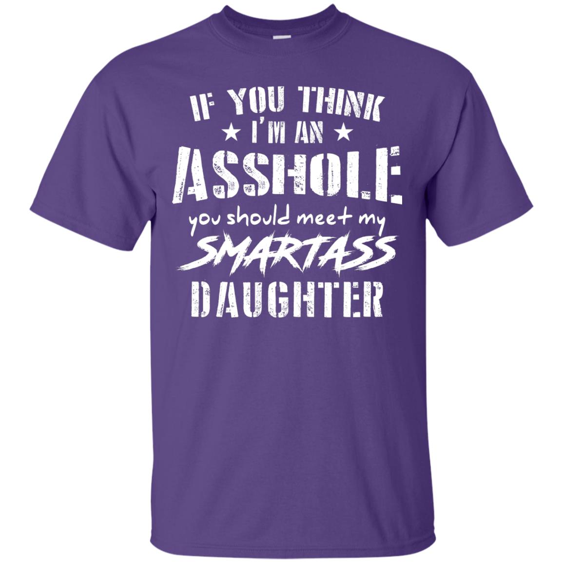 You Should Meet My Daughter Daddy T-shirt Purple