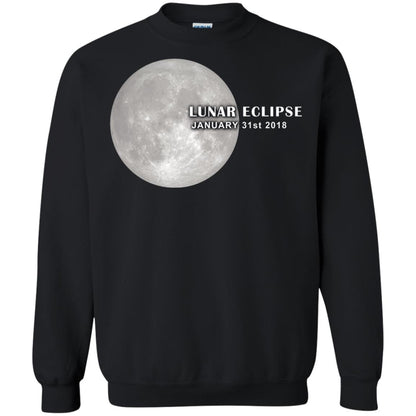 Eclipse January 31st 2018 Total Lunar Eclipse Shirts Black