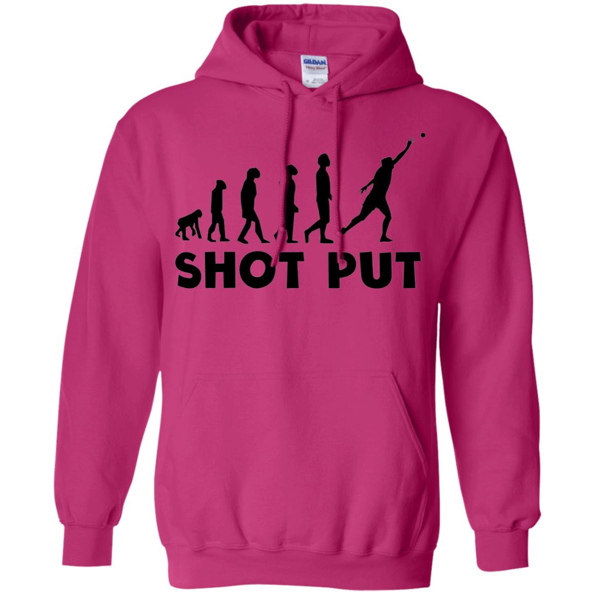 Funny Shot Put Evolution T-shirt Heliconia