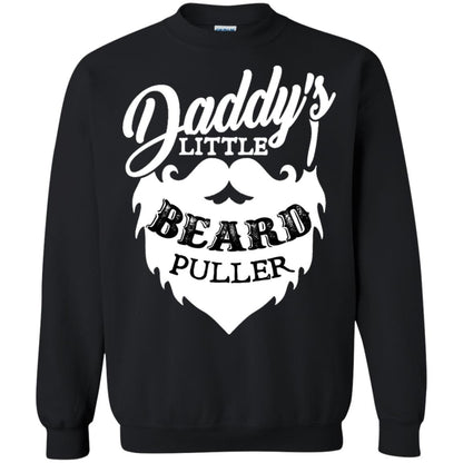 Daddy's Little Beard Puller Kid Shirt Black