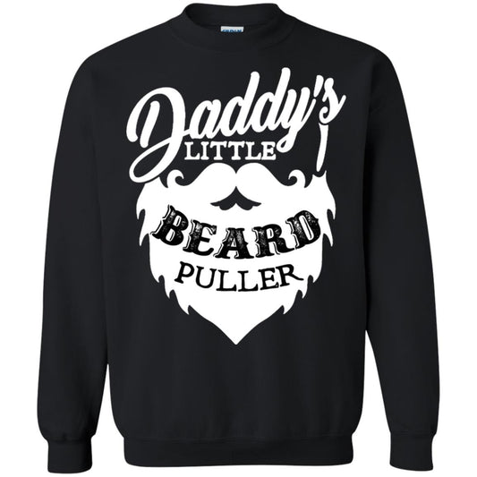 Daddy's Little Beard Puller Kid Shirt Black