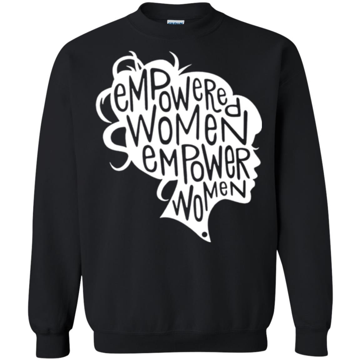 Feminist T-shirt Empowered Women Empower Woman Black