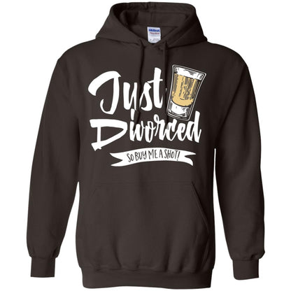 Party Break-up Single T-shirt Just Divorced Buy Me A Shot Dark Chocolate