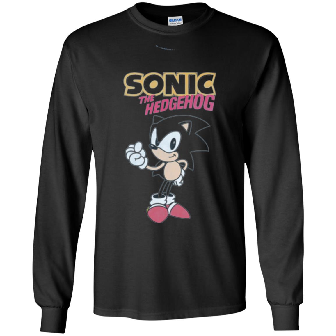 Movie T-shirt Sonic The Hedgehog Black