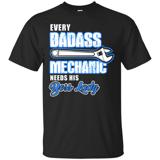 Every Badass Mechanic Needs His Boss Lady Shirt Black