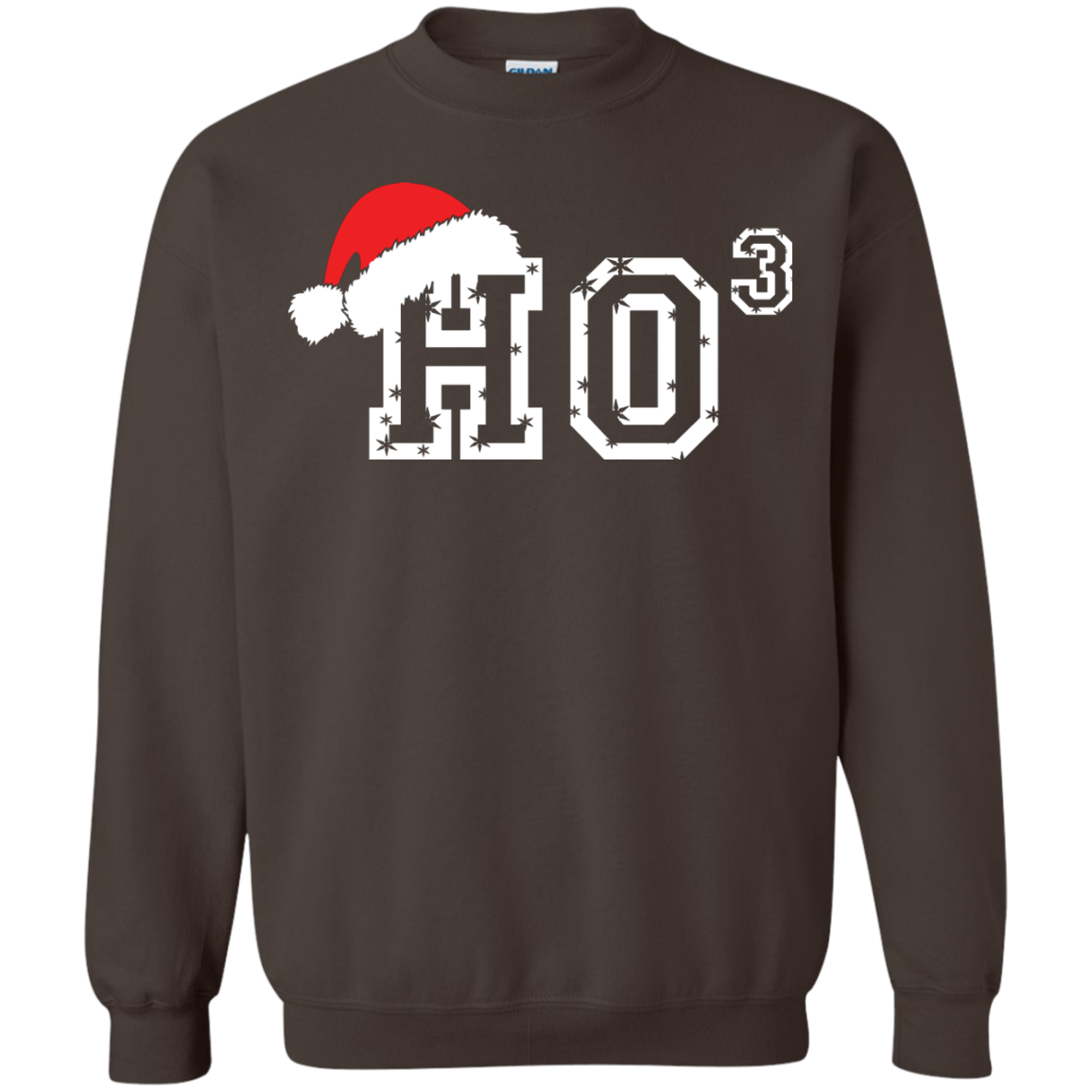 Christmas T-Shirt Ho Ho Ho Dark Chocolate