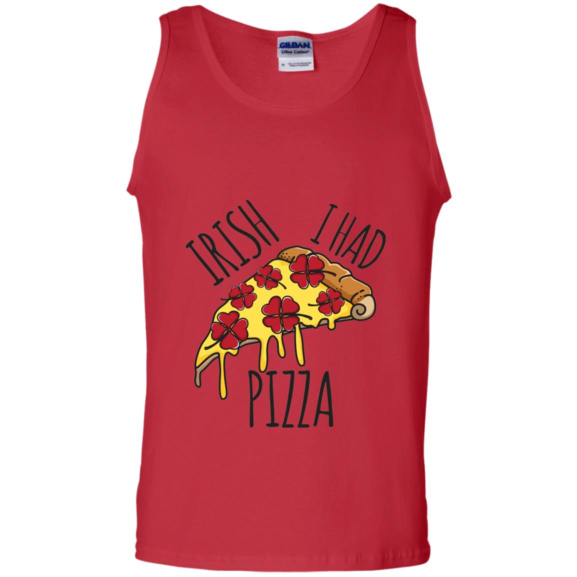 Irish I Had Pizza Patrick Day T-shirt Red