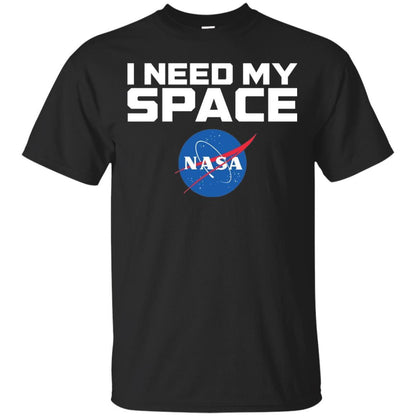 Nasa Logo T-Shirt I Need My Space Black