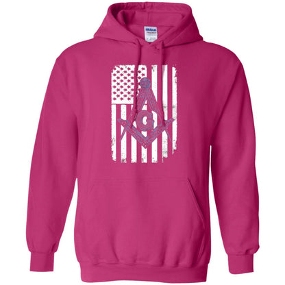 Freemason Usa Flag Logo Freemasonry America T-shirt Heliconia
