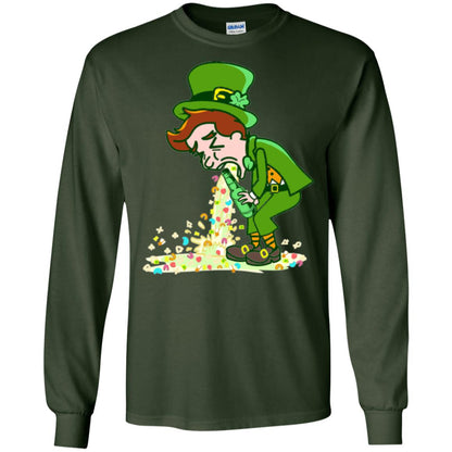 Saint Patty's Day Leprechaun St. Patricks Day T-shirt Forest Green
