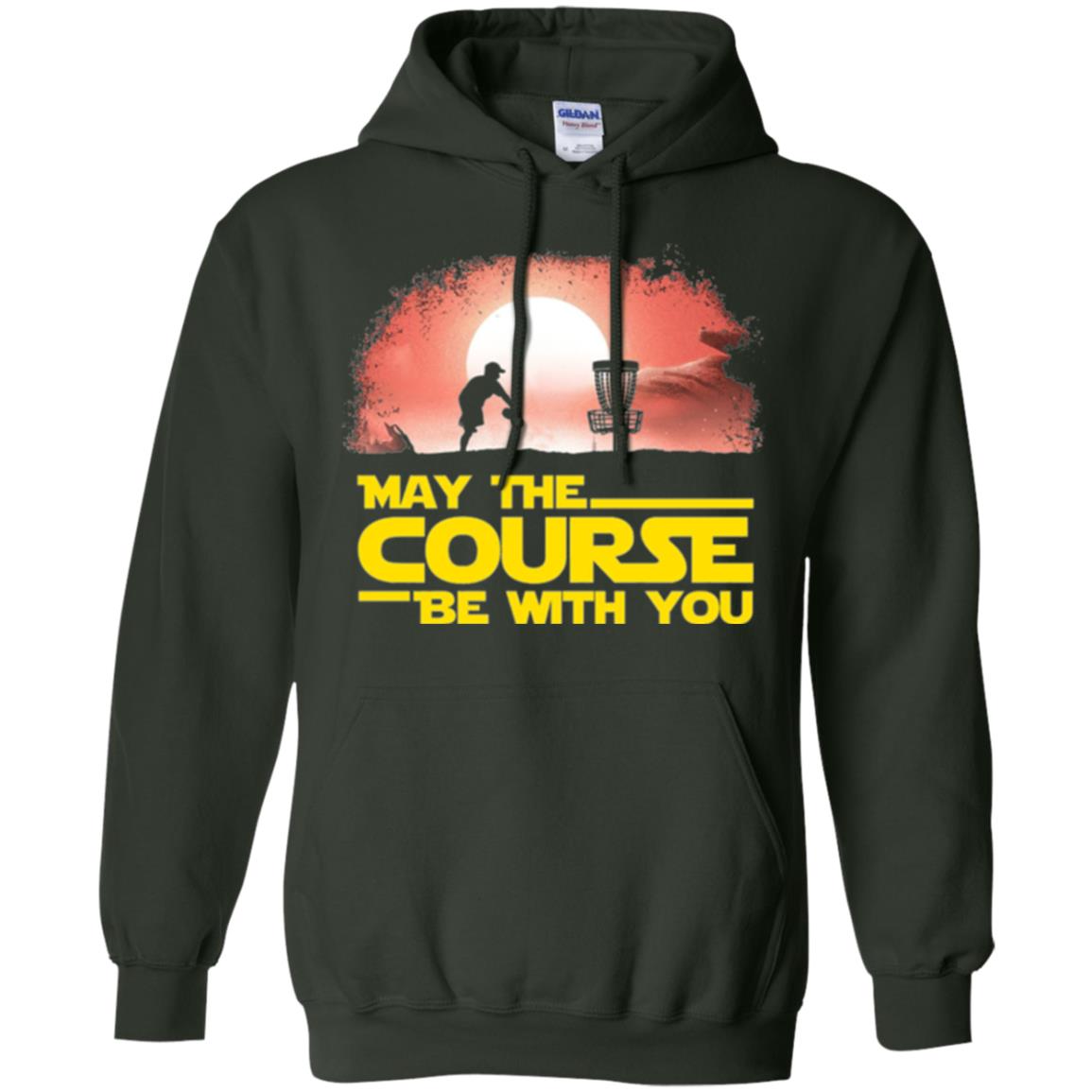 May The Course Be With You T-shirt Forest Green