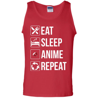 Anime Lovers T-shirt Eat Sleep Anime Repeat