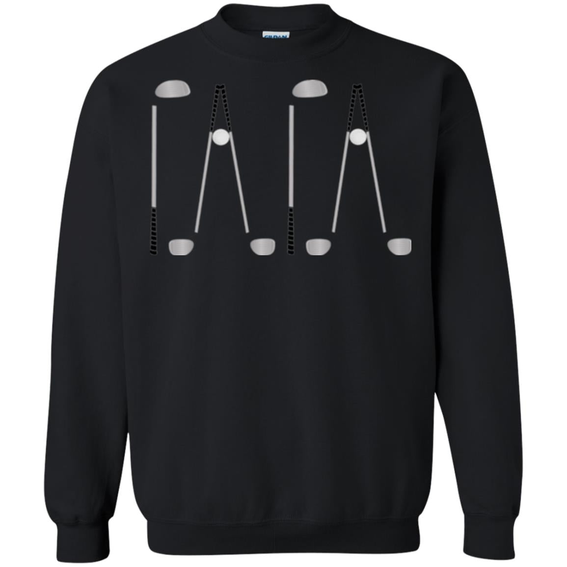 Golf Lovers T-shirt Papa Black
