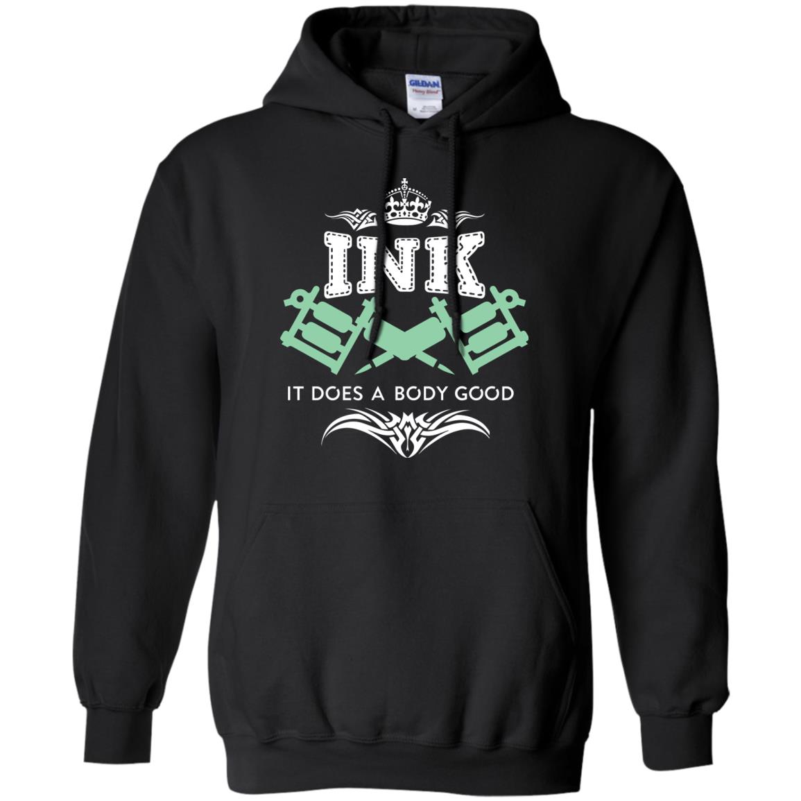 Ink It Does A Body Good Cool Gift Shirt For Tatto Lover Black