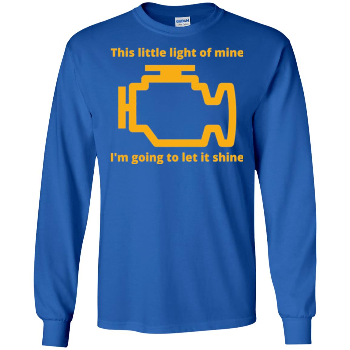 This Little Light Of Mine - Check Engine Light T-shirt Royal
