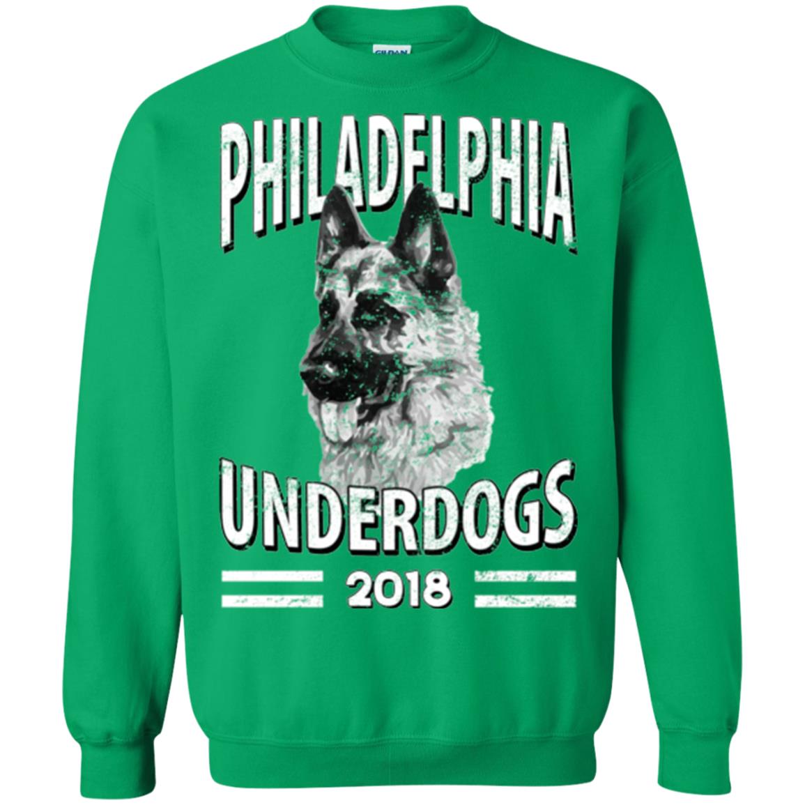 Dog Lover T-shirt Philadelphia Underdogs 2018 T-shirt Irish Green