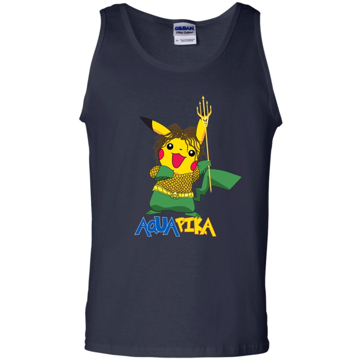 Aquapika Aquaman Piakachu Fan Shirt Navy