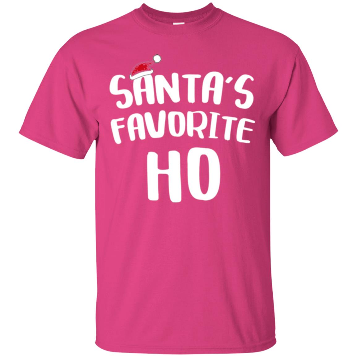 Christmas T-shirt Santa_s Favorite Ho Heliconia