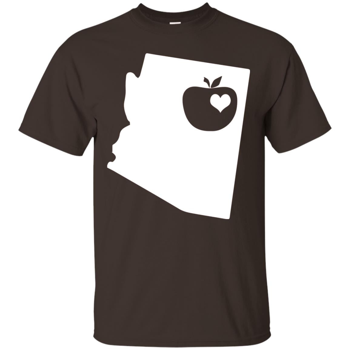 Teacher Shirt Red For Ed Arizona Teacher Protest Strike Dark Chocolate