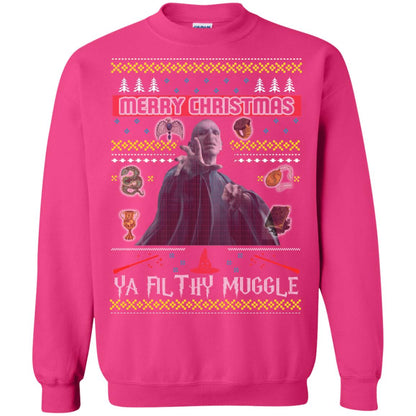 Merry Christmas Ya Filthy Muggle Harry Potter Fan T-shirt Heliconia