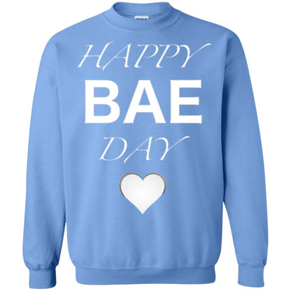Valentine_s Day T-shirt Happy Bae Day Carolina Blue
