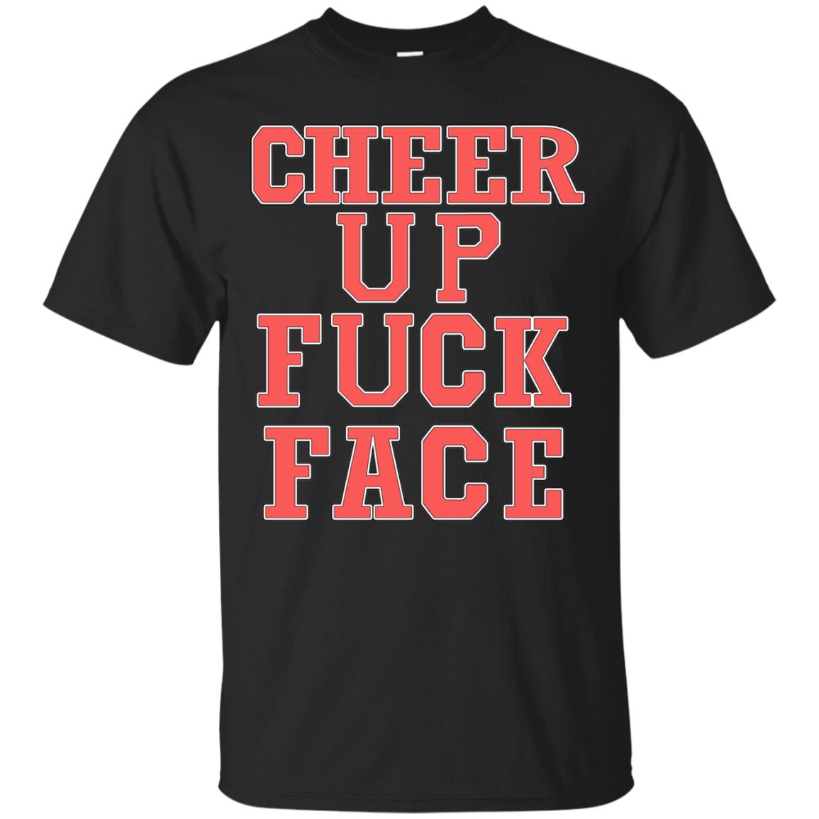 Cheer Up Face Shirt Black