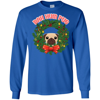 Christmas T-Shirt Bah Hum Pug Royal