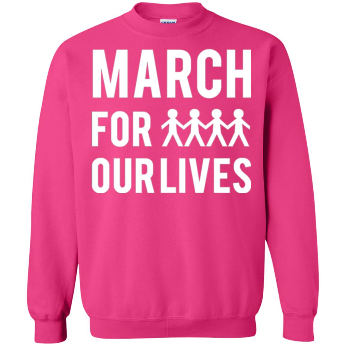 March For Our Lives Anti Gun T-shirt Heliconia