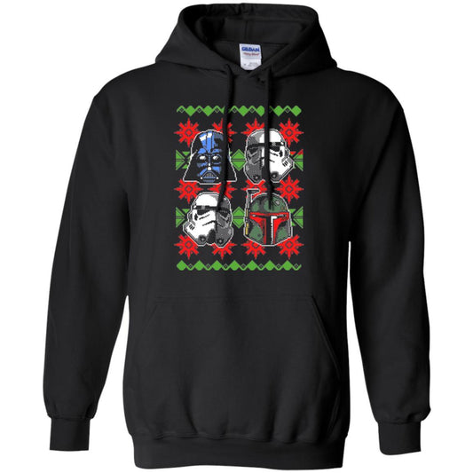 Film T-shirt Christmas Sweater Empire Helmets Black