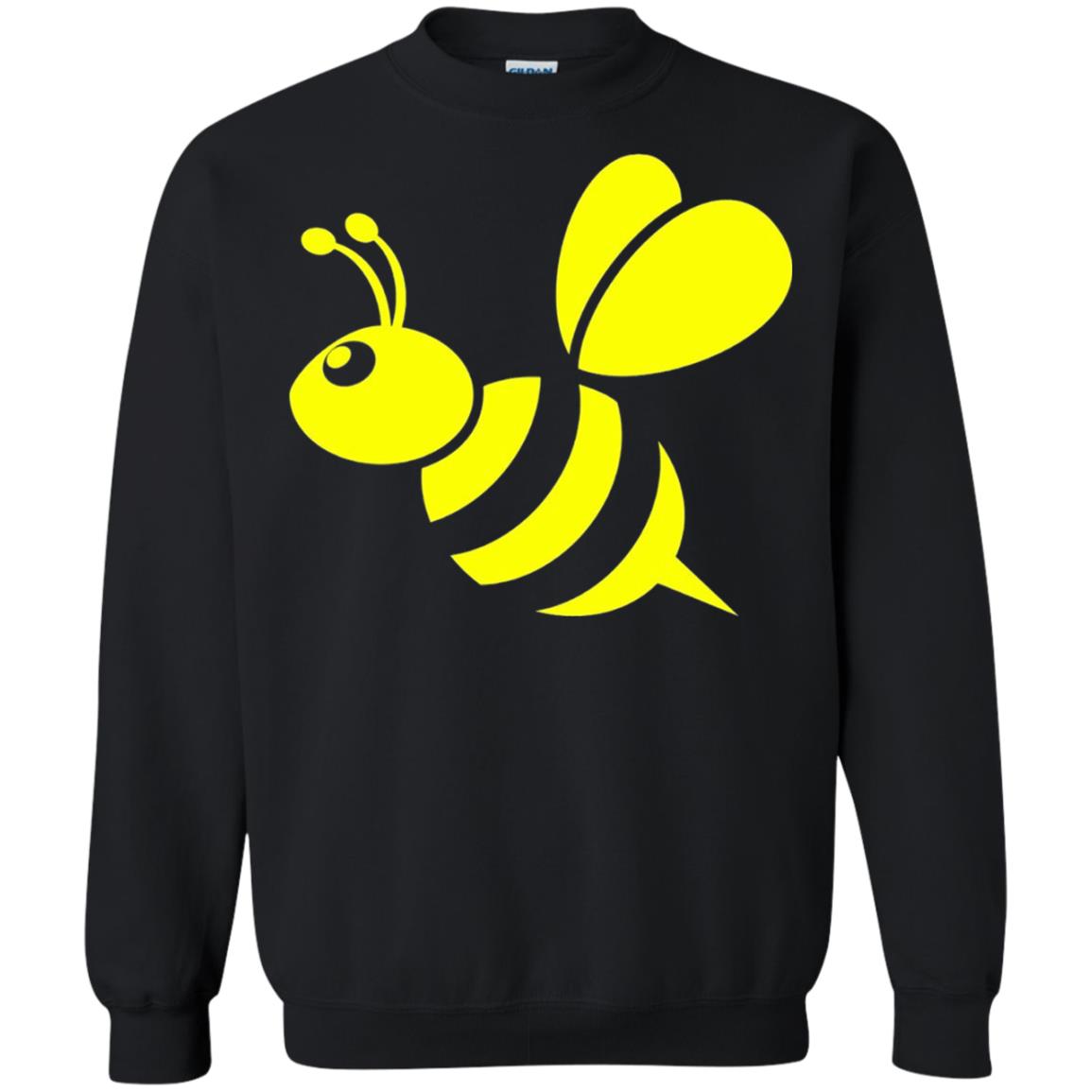 Yellow Honeybee Bee Lover T-shirt Black