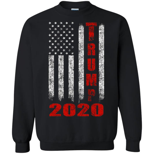 American Flag Vintage Design Trump 2020 T-shirt Black