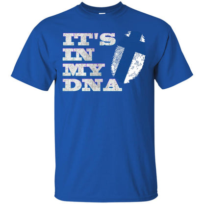 It's In My Dna Finnish Finland Flag Shirt Royal