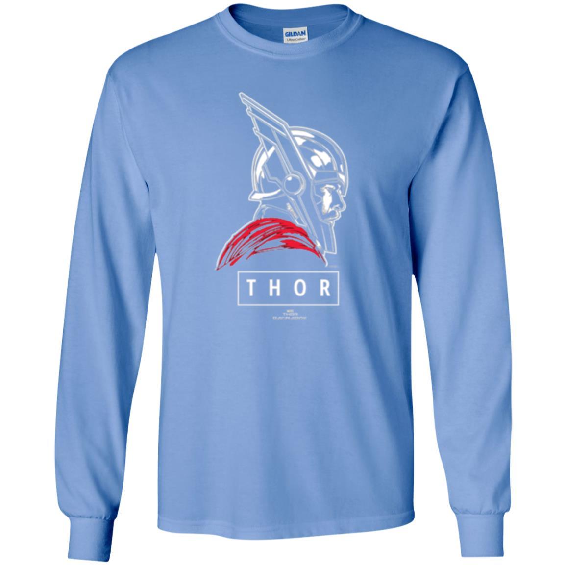 Marvel Thor Ragnarok God Of Tonal Street View T-shirt Carolina Blue