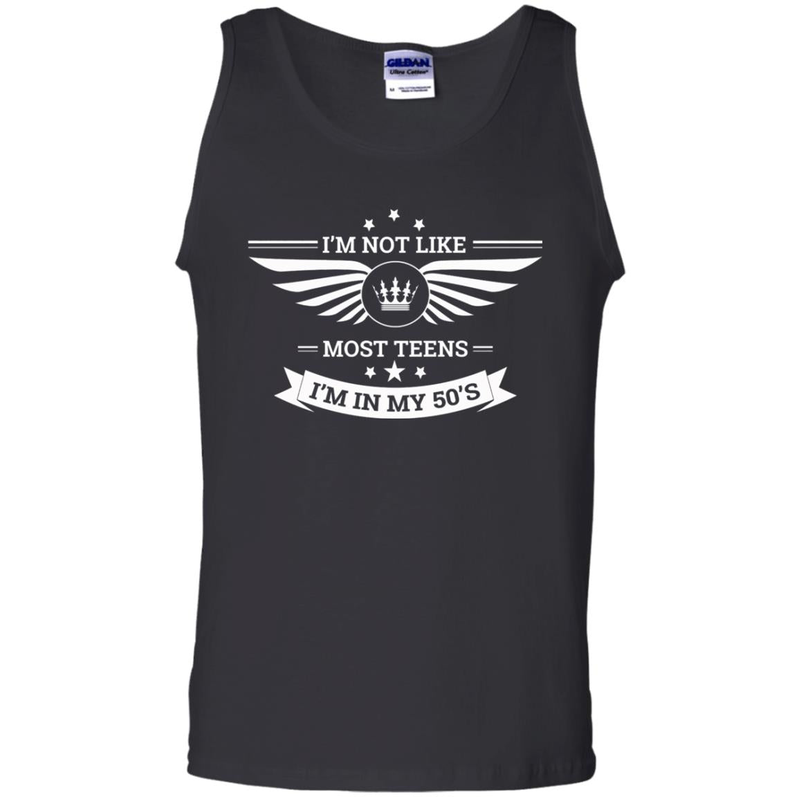 I Am Not Like Most Teens I Am In My 50s T-shirt Black
