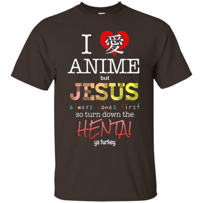 I Love Anime But Jesus Always Comes First Shirt