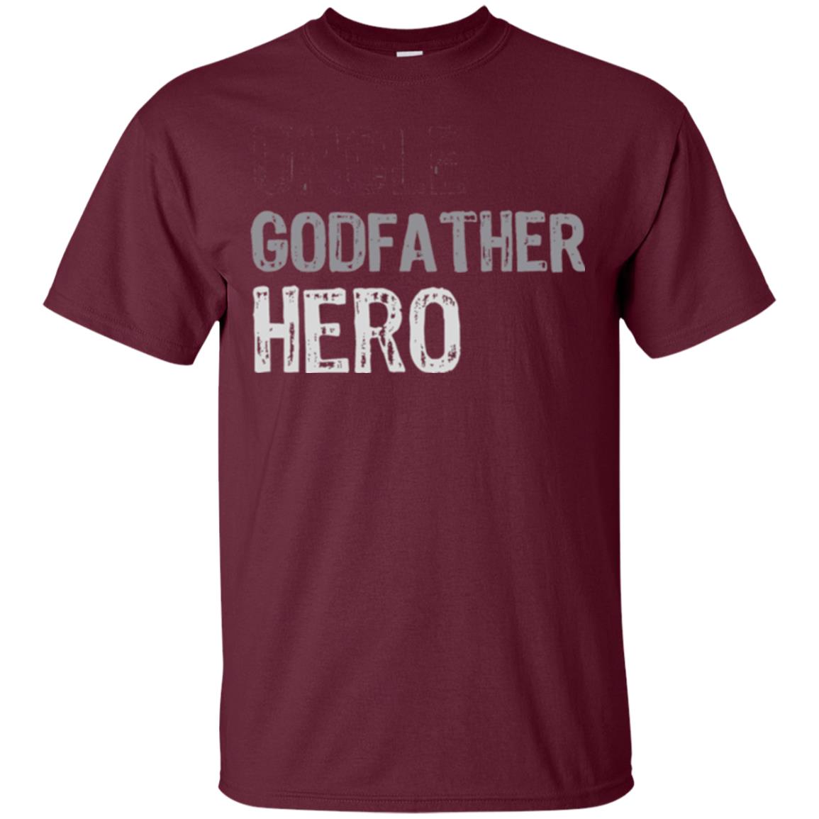 Uncle T-shirt Uncle Godfather Hero Maroon