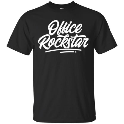 Office Rockstar T-shirt Administrative Professionals Day Black