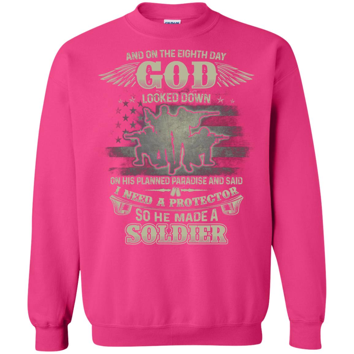 And On The Eighth Day God Looked Down On His Planned Paradise And Said I Need A Protector So He Made A Soldier Heliconia