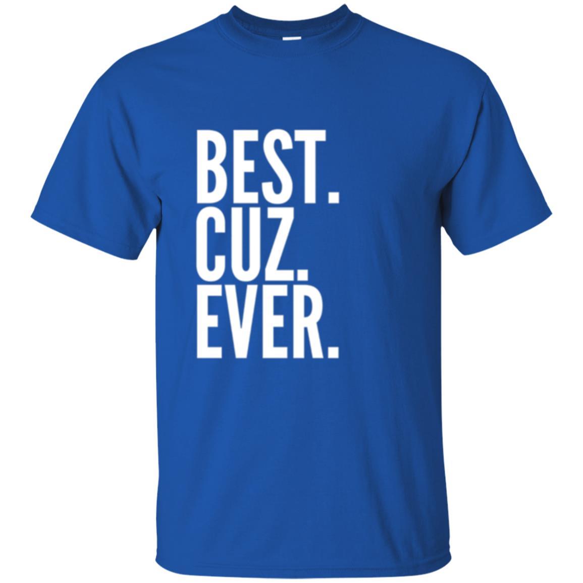 Family T-shirt Best Cuz Ever Royal