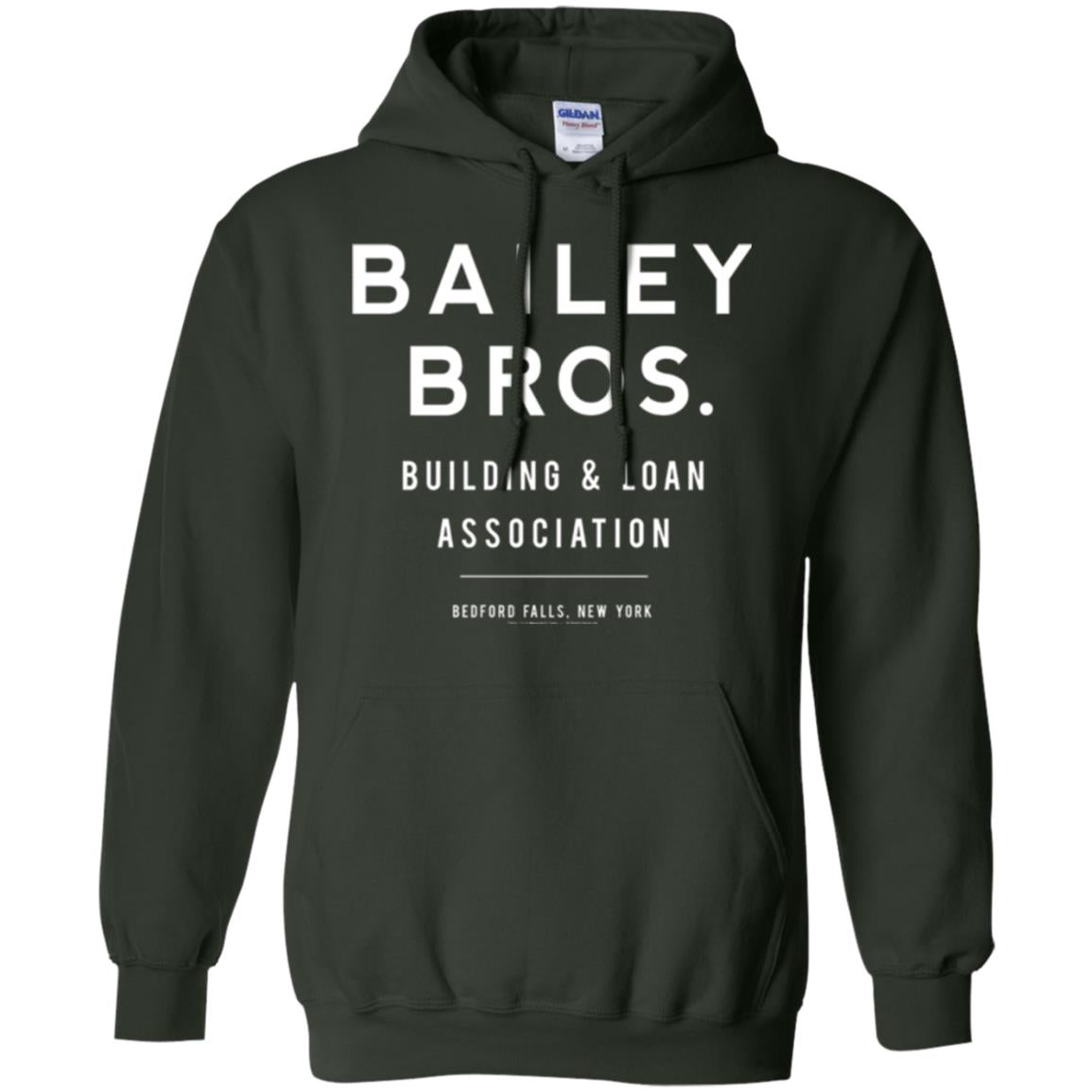 Bailey Bros Building And Loan Association T-shirt Forest Green