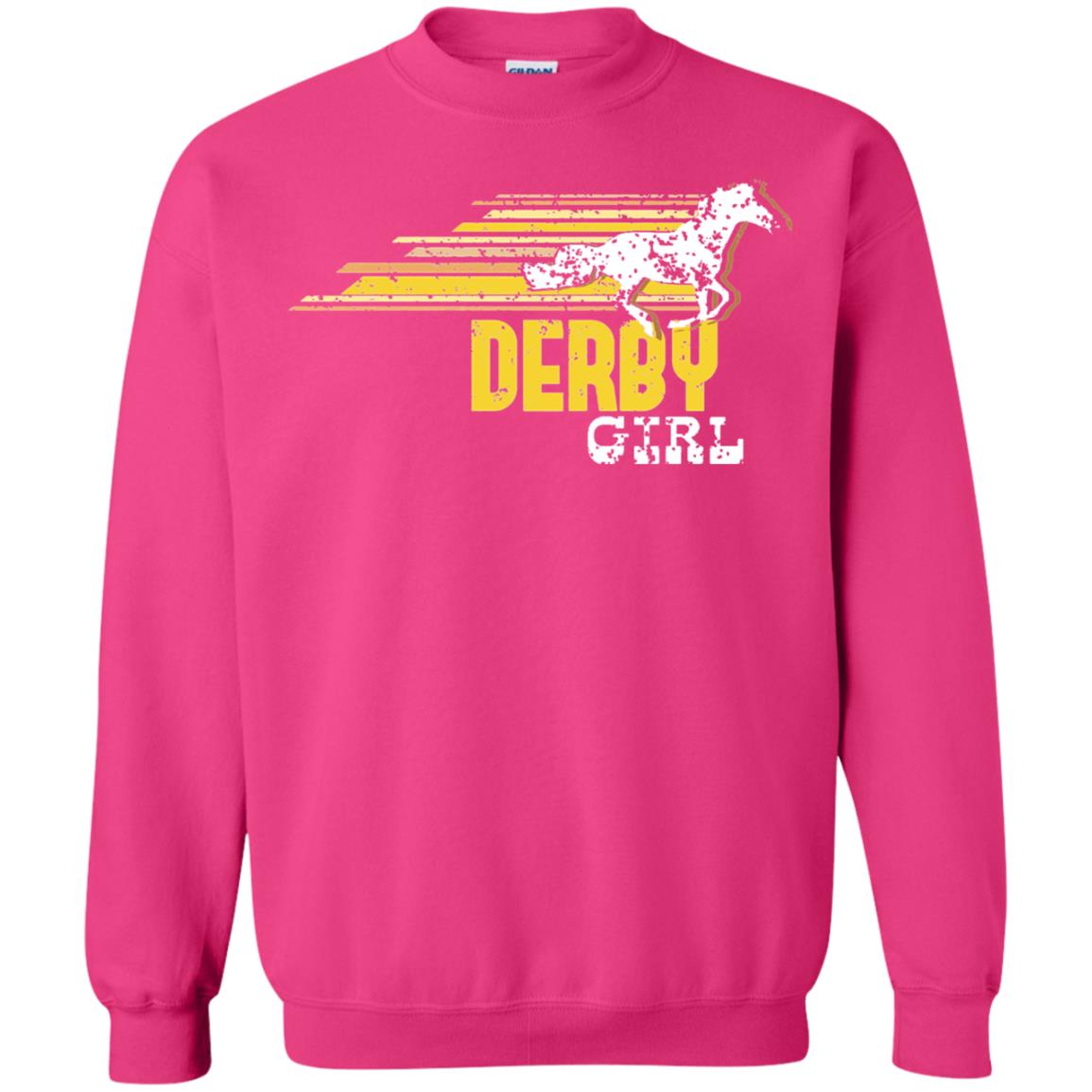 Derby Girl Derby Women Horse Race Shirt Heliconia