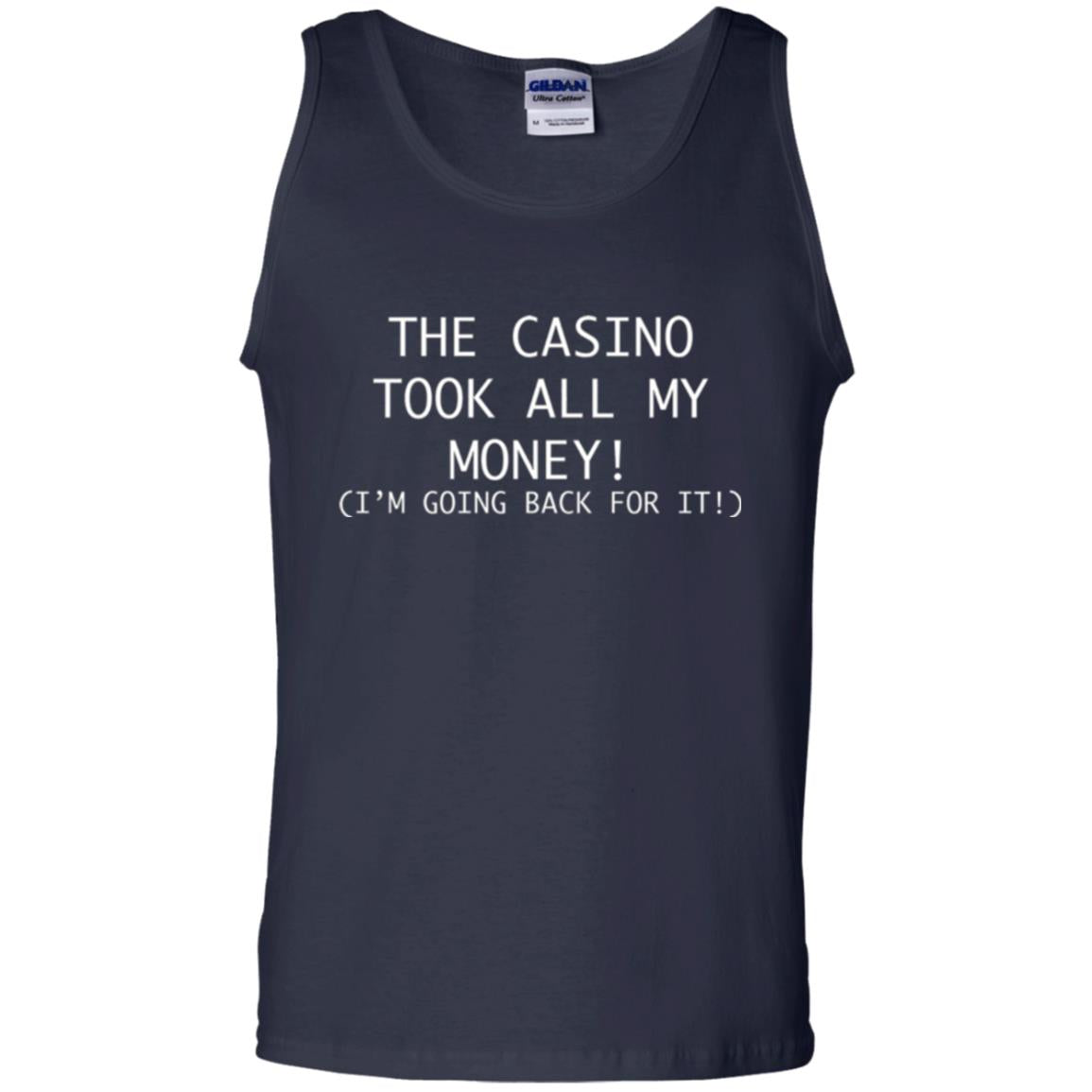 Gambler T-shirt The Casino Took All My Money Navy