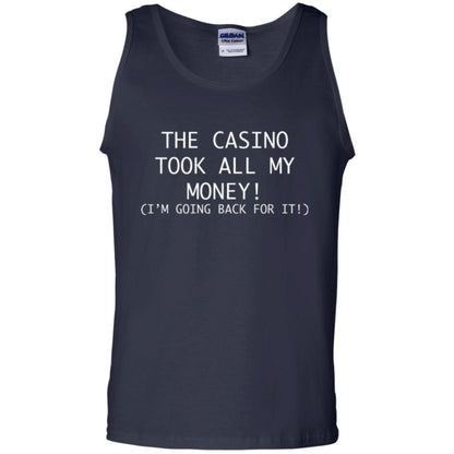 Gambler T-shirt The Casino Took All My Money Navy