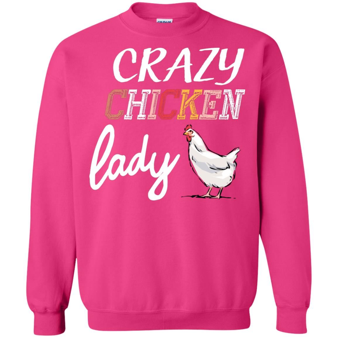 Crazy Chicken Lady Chicken Shirt For Girls Womens Heliconia
