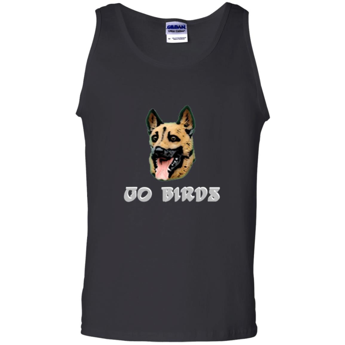 Dog Lover T-shirt Go Birds Underdog T-shirt Black